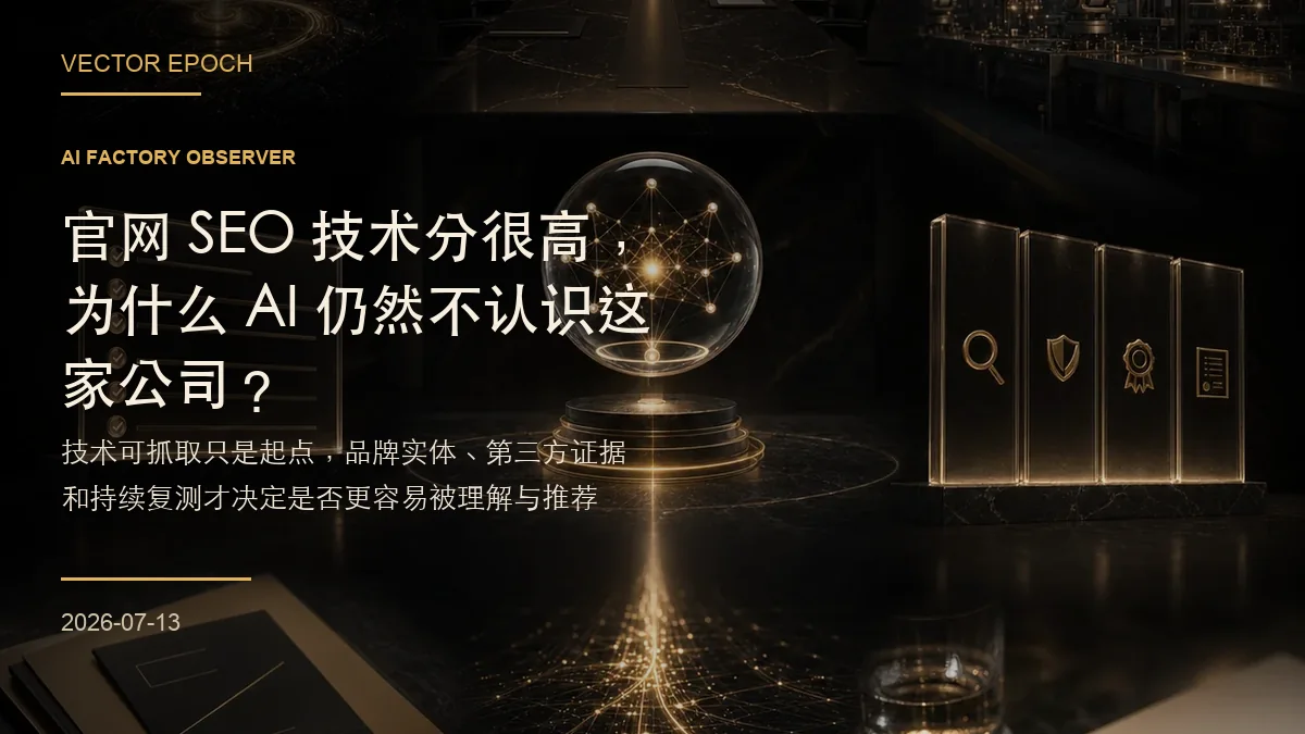 官网 SEO 与 AI 品牌识别公开自测